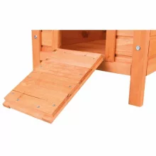 TRIXIE rágcsáló ház Fából Nyúlaknak 42X43X51cm kültéri kifutóhoz csatlakoztatható