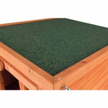 TRIXIE rágcsáló ház Fából Nyúlaknak 42X43X51cm kültéri kifutóhoz csatlakoztatható