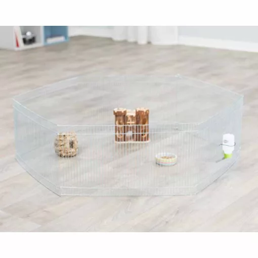 TRIXIE Beltéri kisállatkifutó fém, bővíthető egereknek-hörcsögöknek 90x25cm