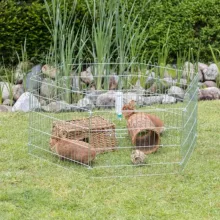 TRIXIE Kültéri kisállatkifutó fém, bővíthető nyulaknak és tengerimalacoknak 126x58cm