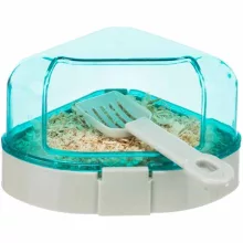 TRIXIE satok wc műanyag Fedett Egereknek és Hörcsögöknek 14x8x11/11cm