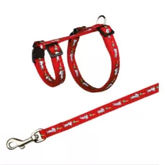   TRIXIE hám és póráz szett Nylon gyorscsattal Nyulaknak 25-44cm/10mm/1,25m)