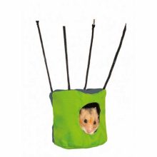TRIXIE rágcsáló Függő ágy Nylon Bélelt Kalitkába Akasztható Egereknek és Hörcsögöknek 10X9cm
