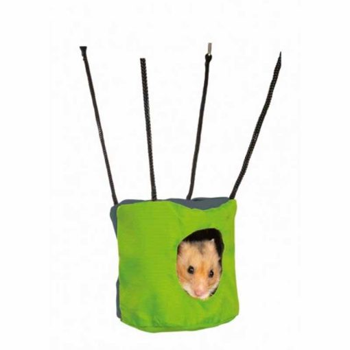 TRIXIE rágcsáló Függő ágy Nylon Bélelt Kalitkába Akasztható Egereknek és Hörcsögöknek 10X9cm