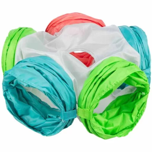 TRIXIE Bújócső/Alagút Nylon 6 kijáratos Tengerimalacoknak és Nyulaknak  5x18cm/47cm