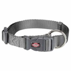   -TRIXIE premium kutya nyakörv M-L (35-55cm/20mm) Grafitszürke