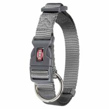 TRIXIE premium kutya nyakörv L-XL (40-65/25mm) Grafitszürke