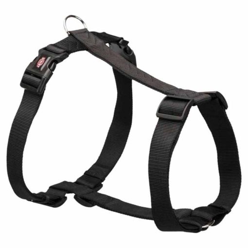 TRIXIE premium H hám S-M (42-60cm/15mm) Fekete