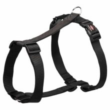 TRIXIE premium H hám L-XL (75-120cm/25mm) Fekete