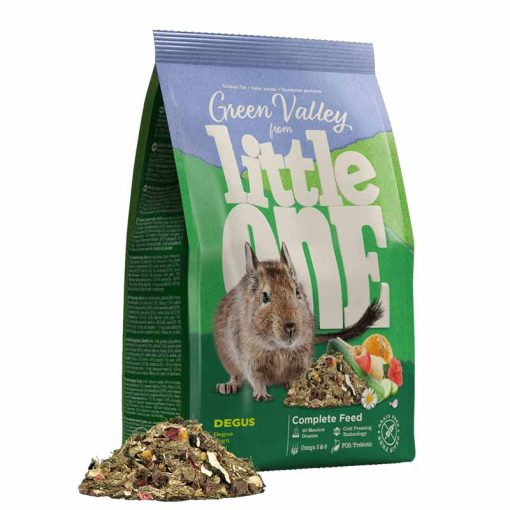 LITTLE ONE Green Valley Zöldséges eleség deguknak 750g