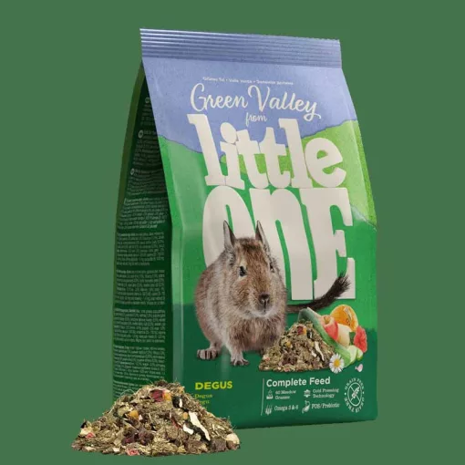 LITTLE ONE Green Valley Zöldséges eleség deguknak 750g