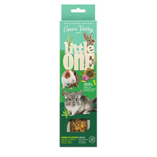 LITTLE ONE Green Valley Teljesen ehető gabonamentes rúd gyógynövényekkel és virágokkal 160g