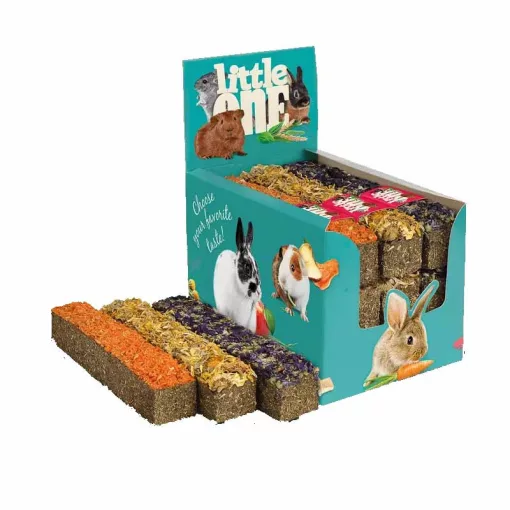 LITTLE ONE Rétifű rúd különböző borítással (Répa,Bársonyvirág,Mályva) 85g