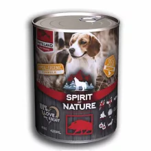 SPIRIT OF NATURE Dog Hypoallergen kutyakonzerv Vaddisznóhússal 415g