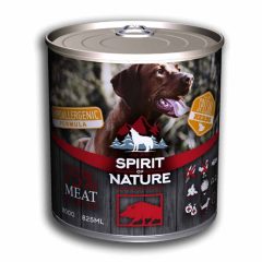   SPIRIT OF NATURE Dog Hypoallergen kutyakonzerv Vaddisznóhússal 800g