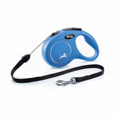 Flexi Classic kötélpóráz  S 5m/12kg Kék