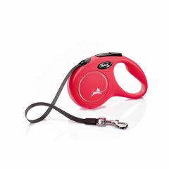 Flexi Classic szalagpóráz   S 5m/15kg Piros