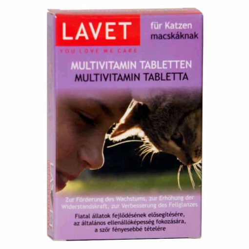 Lavet macska Multivitamin Tabletta 50 db-os