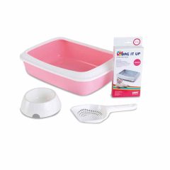   SAVIC Iriz Kit STARTER peremes alomtálca - 42x31x12,5cm Rózsaszín