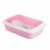   SAVIC Iriz Kit STARTER peremes alomtálca - 42x31x12,5cm Rózsaszín