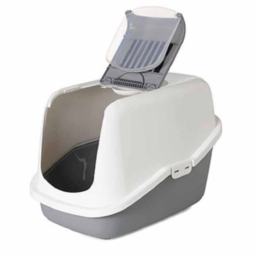SAVIC macska WC fedeles Nestor 56x39x38,5cm Szürke