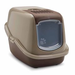 SAVIC macska WC fedeles Nestor 56x39x38,5cm Csokibarna