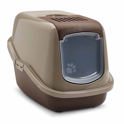 SAVIC macska WC fedeles Nestor 56x39x38,5cm Csokibarna