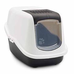 SAVIC macska WC fedeles Nestor 56x39x38,5cm Fekete