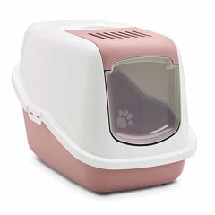 SAVIC macska WC fedeles Nestor 56x39x38,5cm Hamvas rózsa