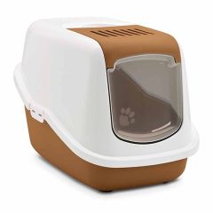 SAVIC macska WC fedeles Nestor 56x39x38,5cm Északi barna