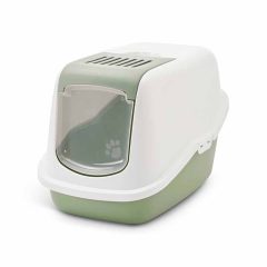 SAVIC macska WC fedeles Nestor 56x39x38,5cm Növény zöld