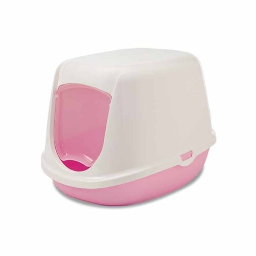 SAVIC macska WC fedeles Duchesse White-Pink 44.5x35.5x32cm