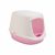 SAVIC macska WC fedeles Duchesse White-Pink 44.5x35.5x32cm