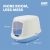 SAVIC macska WC fedeles Duchesse White-Blue 44.5x35.5x32cm