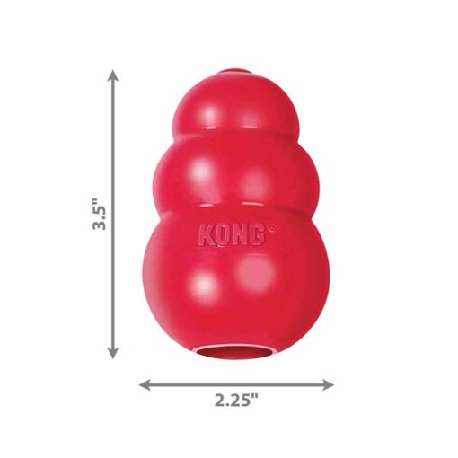 KONG Játék Classic Harang Piros Medium
