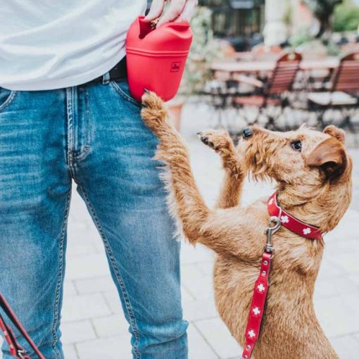 HUNTER szilikon övtáska Lugo Piros S