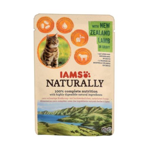 IAMS Naturally alutasakos 85g Szószban Adult Új-Zélandi Bárányhús