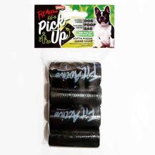 FITACTIVE ÜRÜLÉK Felszedő zacskó (4x20db) 19x26cm Fekete