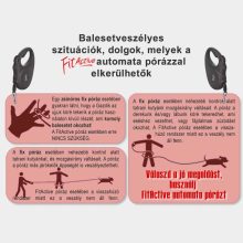 FITACTIVE automata póráz szalagos (L) Fekete 5 méter kutyák részére