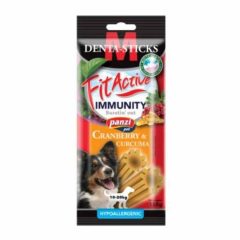   FITACTIVE Denta-Sticks Hypoallergenic Immunity "M" 150g vörösáfony, kurkuma