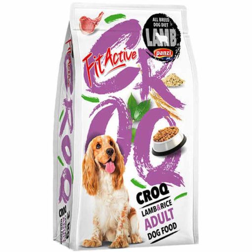 FITACTIVE Dog CROQ Premium Lamb&Rice Adult 15kg