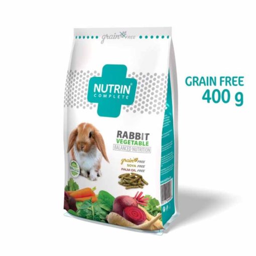 NUTRIN Complete Nyúleledel Zöldség 400g