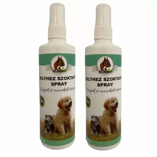 PET PRODUCT Helyhez szoktató spray 200ml kutyáknak és macskáknak.