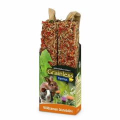 JR FARM csemege rúd Farmy's light vadmag-bogáncsvirág 140g rágcsálóknak