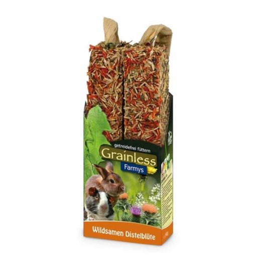 JR FARM csemege rúd Farmy's light vadmag-bogáncsvirág 140g rágcsálóknak