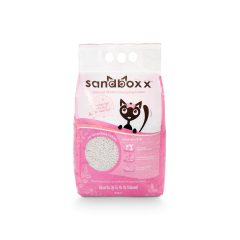   SANDBOXX Ultra Prémium csomósodó macskaalom 5L Púder illattal