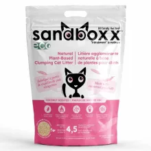 SANDBOXX ECO Ultra Prémium borsóhéj alapú macskaalom 4,5L/3,65kg Kókusz illatú