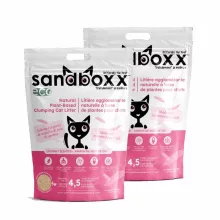 SANDBOXX ECO Ultra Prémium borsóhéj alapú macskaalom 4,5L/3,65kg Kókusz illatú