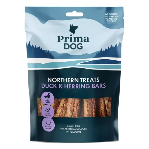 PRIMADOG kutya jutalomfalat kacsa hering 80g