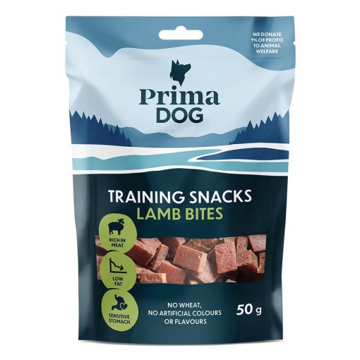 PRIMADOG kutya jutalomfalat Training snack bárányfalat 50g
